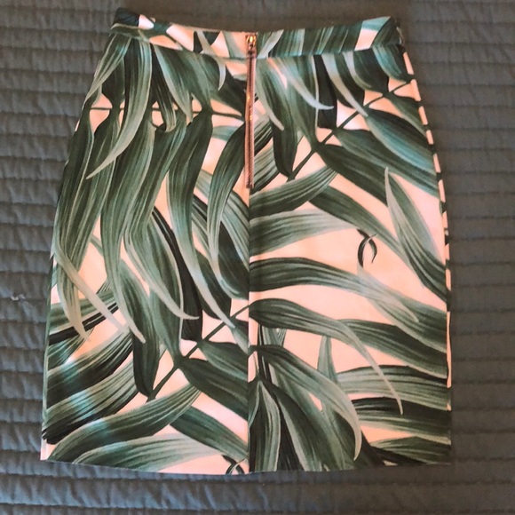 Top shop palm print skirt - Picture 3 of 8